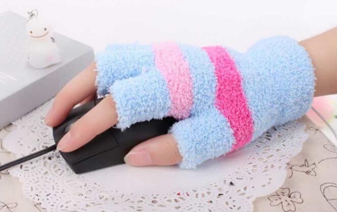 USB heated warm gloves USB heated warm gloves