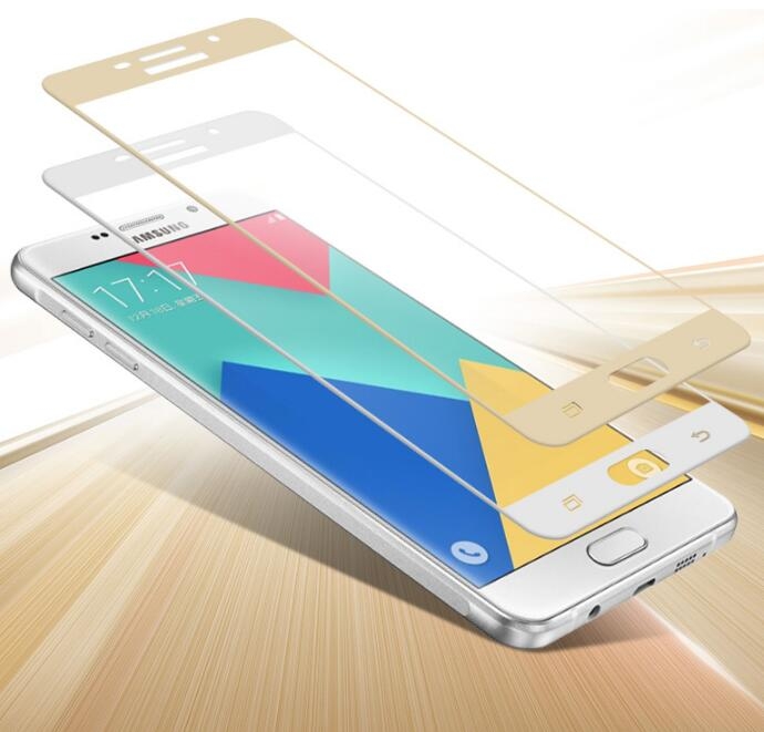 Galaxy J7 PRO 2017  FULL Screen covered Tempered Glass Screen Protector