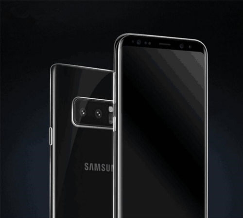 Galaxy Note 8 Case Clear Gel Ultra Thin soft tpu case