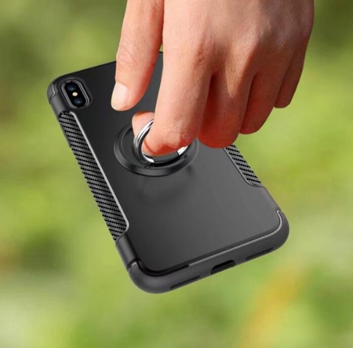 Iphone X Case Heavy Duty Ring Rotate Kickstand Case Cover