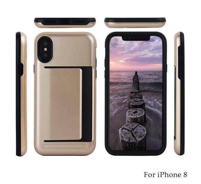Iphone X impact proof hybrid case card clip Iphone X impact proof hybrid case card clip