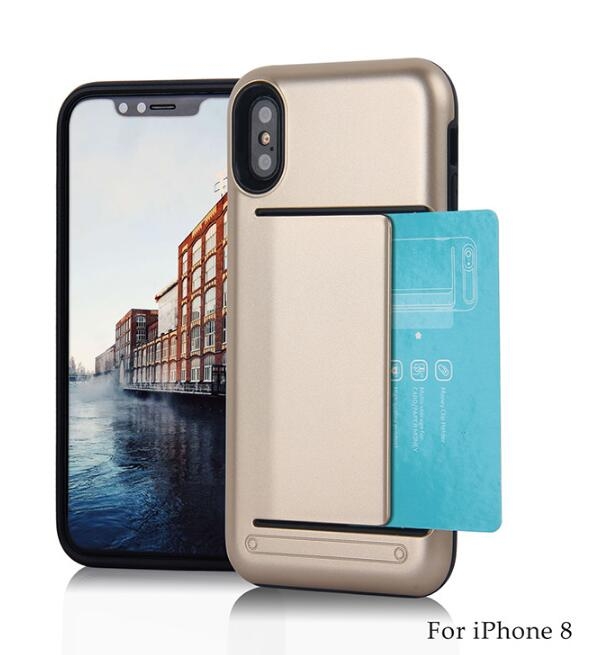 Iphone X impact proof hybrid case card clip Iphone X impact proof hybrid case card clip