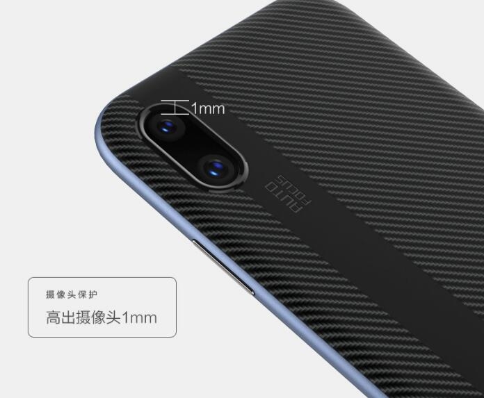 Iphone X case Carbon Fibre with Bumper Case