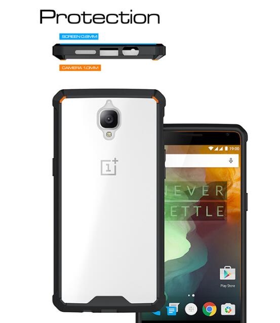 OnePlus 3 case bumper clear gel back cover OnePlus 3 case bumper clear gel back cover