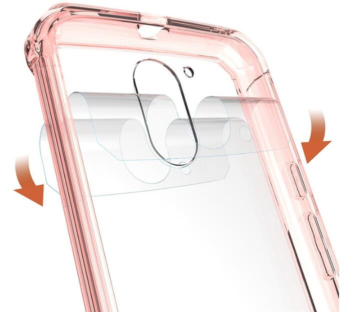 MOTO G4 PLUS case bumper  clear gel back cover
