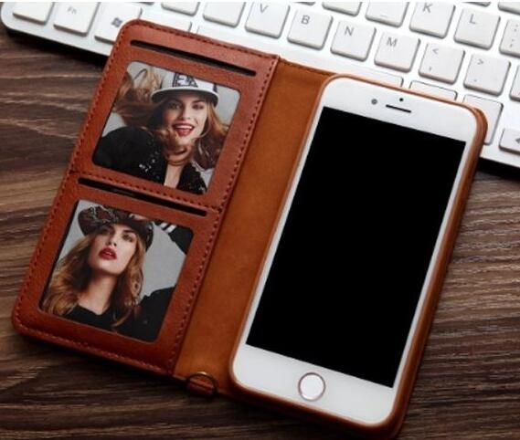Galaxy J1 2016 Case Slim Leather Wallet Case 6 Cards 2 Id Magnet - Grey