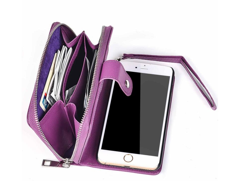 Galaxy J1 2016   Case Coin Wallet Case Full Wallet Leather Case - Purple