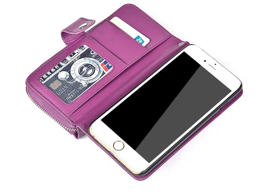 Galaxy J1 2016   Case Coin Wallet Case Full Wallet Leather Case - Purple