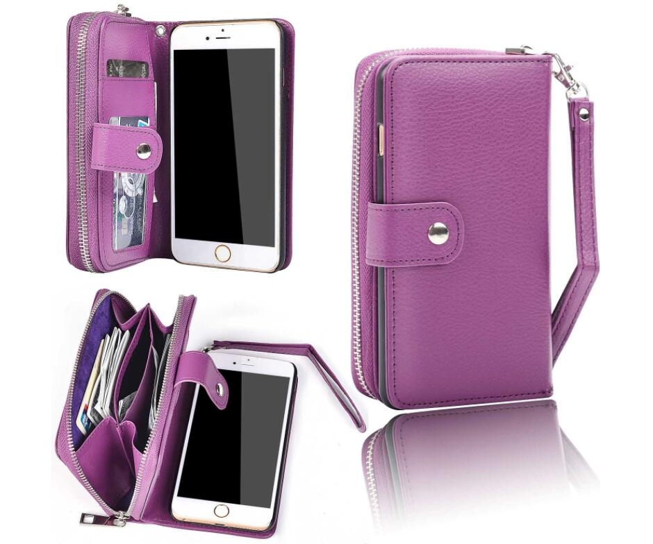 Galaxy J1 2016   Case Coin Wallet Case Full Wallet Leather Case - Purple