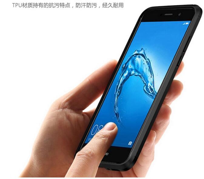 Huawei Y7 Prime case impact proof rugged case with carbon fiber
