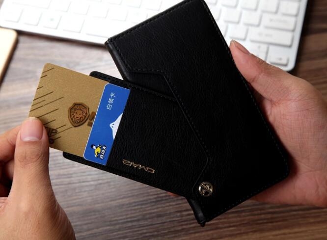 Huawei Gt3 Case Slim Leather Wallet Case - Black