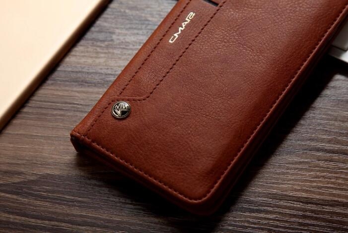 Huawei Y3 Lite Case Slim Leather Wallet Case - Brown Huawei Y3 Lite Case Slim Leather Wallet Case - Brown