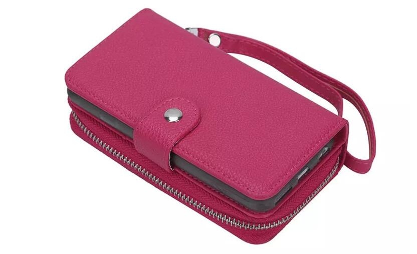 Sony Xperia Xa1 Full Wallet Leather Case - Hot Pink Sony Xperia Xa1 Full Wallet Leather Case - Hot Pink