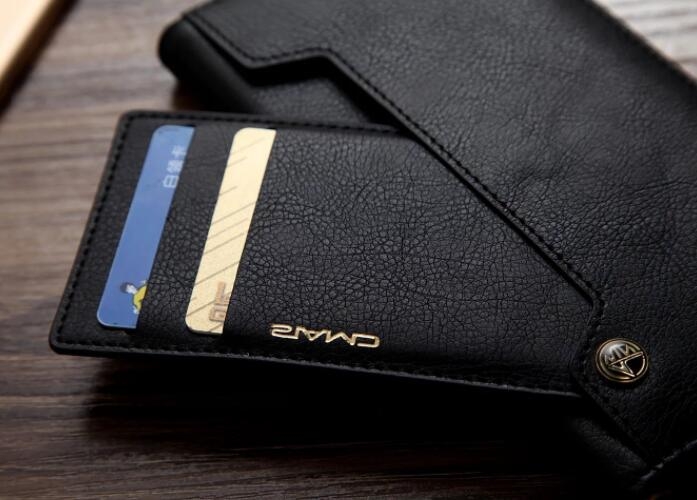 Sony Xperia Xa1 Case Slim Leather Wallet Case - Black