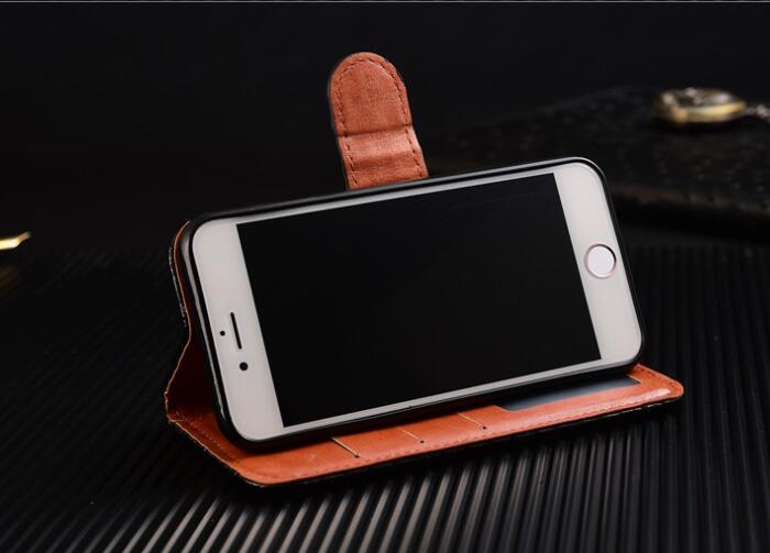 MOTO C case Leather Wallet Case Cover
