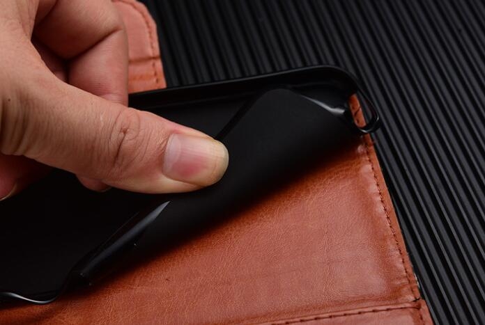 MOTO C case Leather Wallet Case Cover