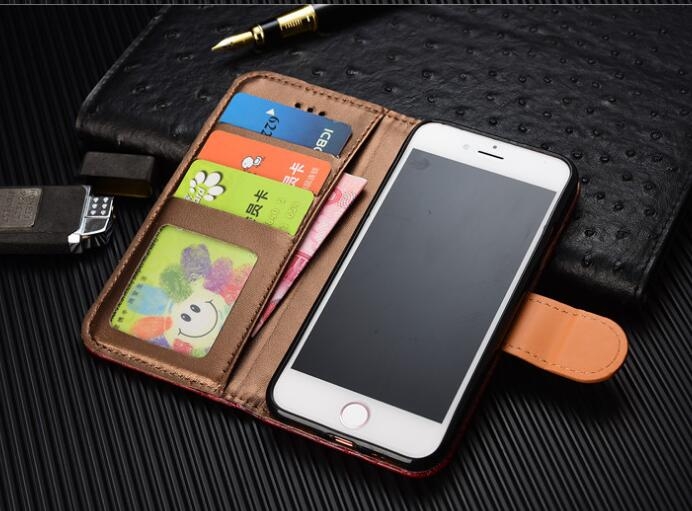 Galaxy Xcover 3 Case  Leather Wallet Case Cover - Blue