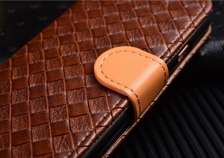 Galaxy Xcover 3 Case Leather Wallet Case Cover - Brown Galaxy Xcover 3 Case Leather Wallet Case Cover - Brown