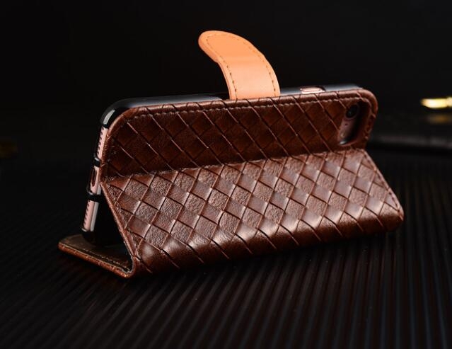 Galaxy Xcover 3 Case Leather Wallet Case Cover - Brown Galaxy Xcover 3 Case Leather Wallet Case Cover - Brown