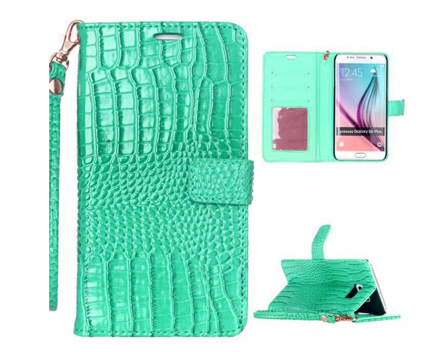 Galaxy S4 Mini case Croco wallet Leather case