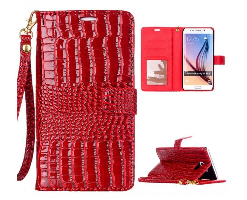 Galaxy S4 Mini case Croco wallet Leather case