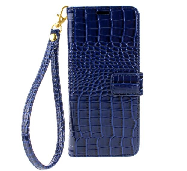 Galaxy S4 Mini case Croco wallet Leather case