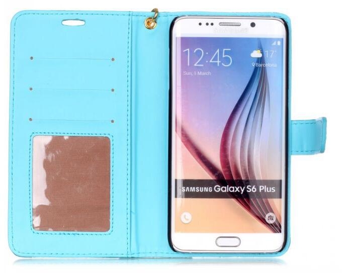 Galaxy S4 Mini case Croco wallet Leather case