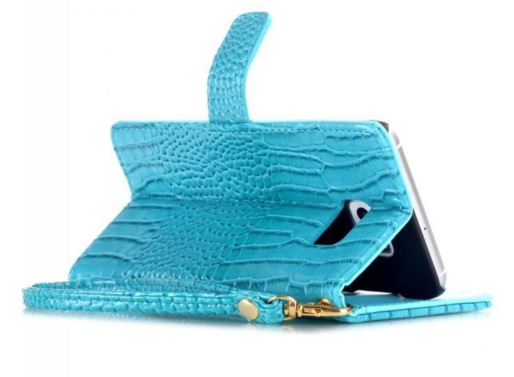 Galaxy S4 Mini case Croco wallet Leather case