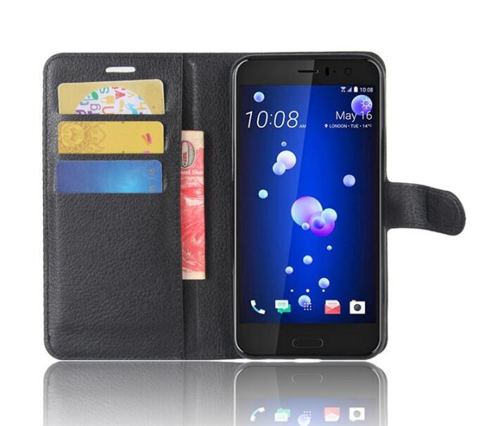 HTC U11   wallet leather case+Pen