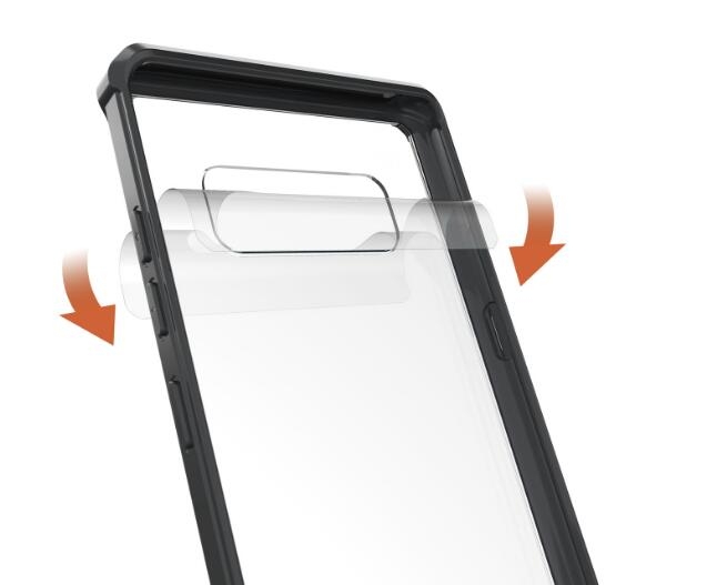 Galaxy note 8 case bumper  clear gel back cover