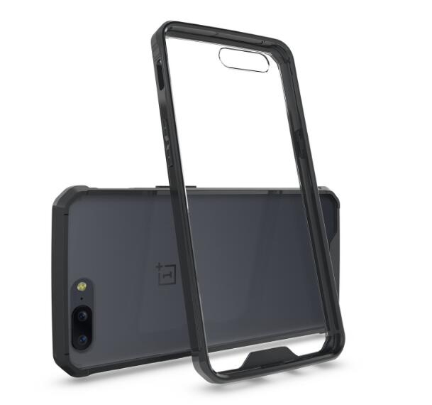 OnePlus 5 case bumper  clear gel back cover