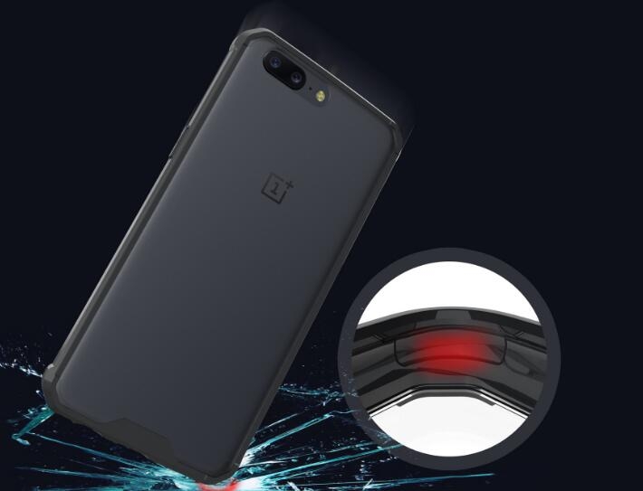OnePlus 5 case bumper  clear gel back cover