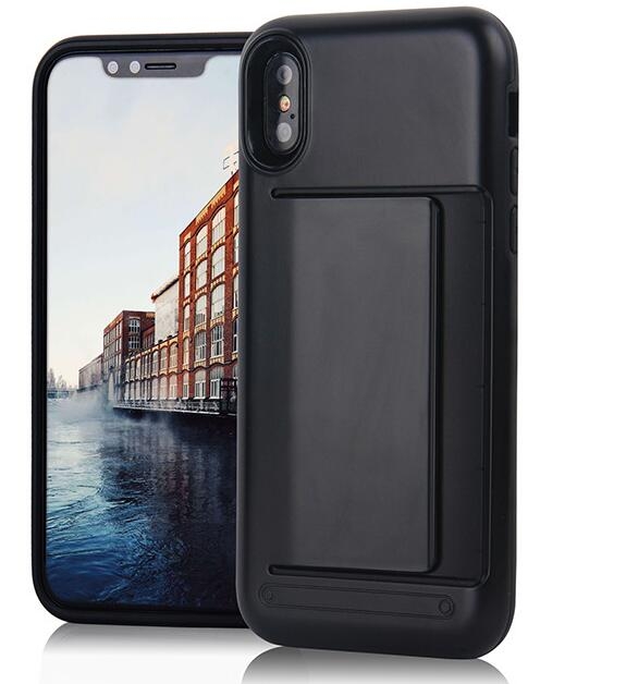 iPhone X impact proof hybrid case card clip iPhone X impact proof hybrid case card clip