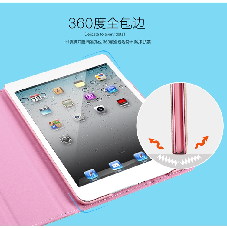 Ipad mini 4 case luxury fine leather smart cover Ipad mini 4 case luxury fine leather smart cover