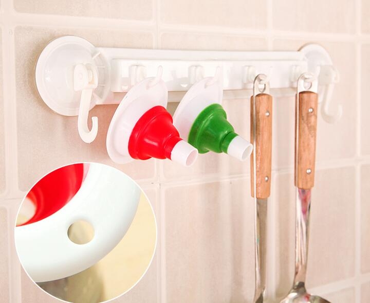 Mini Portable Funnel Mini Silicone Gel Foldable Collapsible Style Funnel