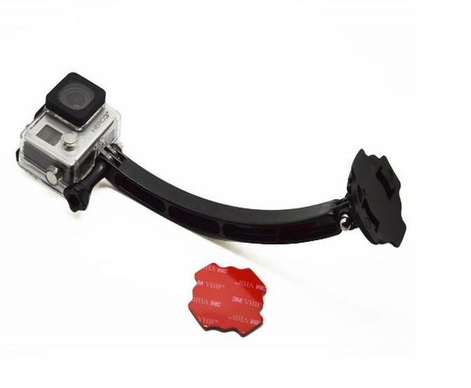 Helmet Extension Arm For GoPro Hero 4 3+ 3 2 1