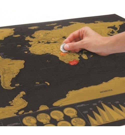 Scratch Off World Map Scratch Off World Map