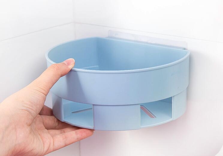 Bathroom Kitchen Corner Storage Rack Organizers Shower Shelf