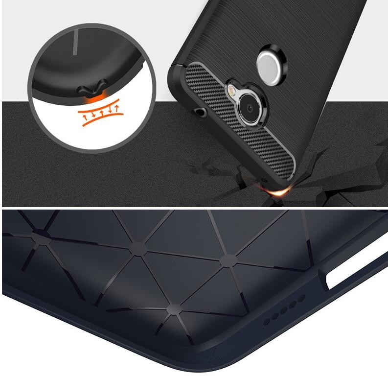 Huawei Y7 Prime case impact proof rugged case with carbon fiber