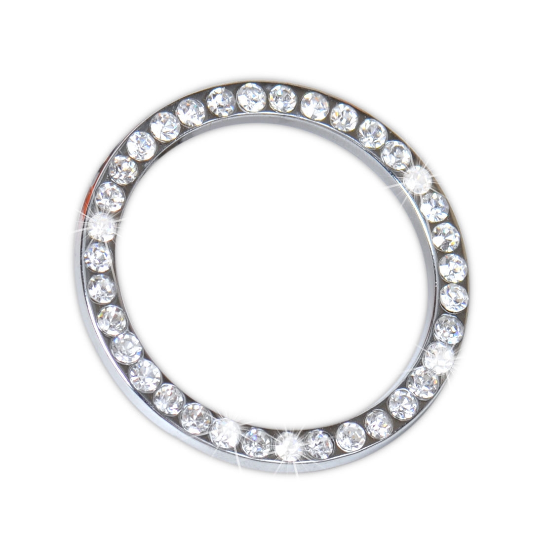 Diamond Start Button Ring