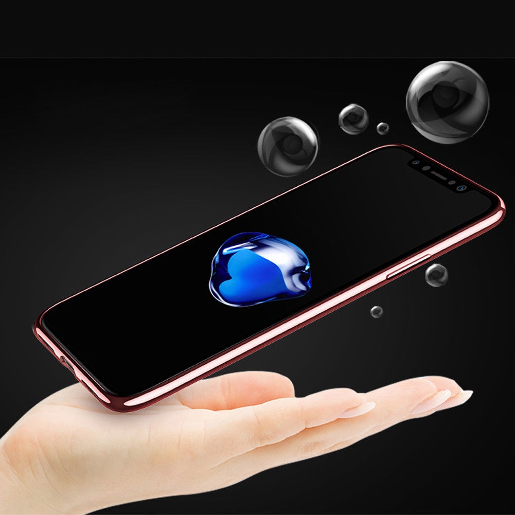 iPhone X case bumper w clear gel back cover iPhone X case bumper w clear gel back cover