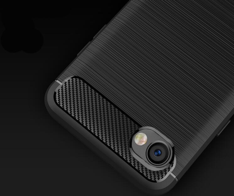 LG Q6  case impact proof rugged case with carbon fiber