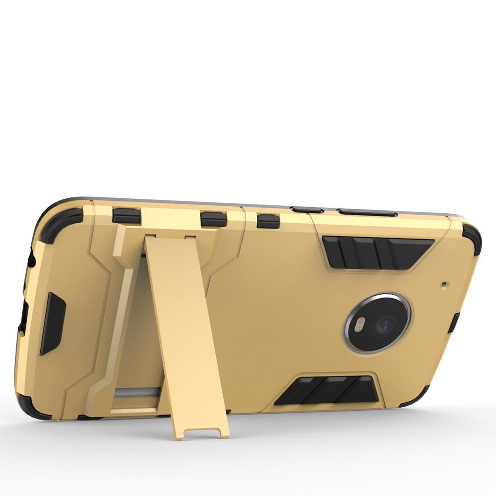MOTO G5 Plus Case Heavy Duty Hybrid Kickstand