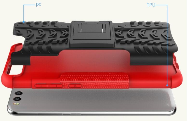 Xiaomi Mi 6  Case Heavy Duty Kickstand combo