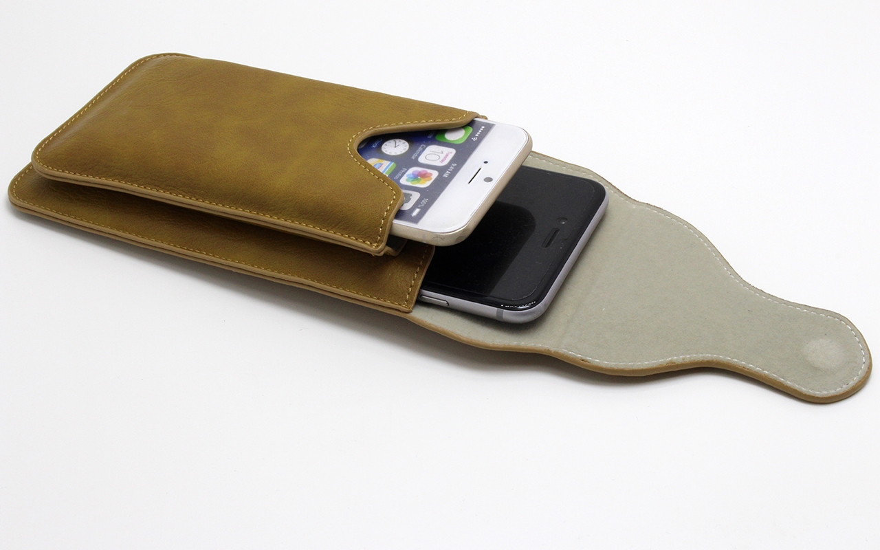 Universal Flip Leather Phone Holster Case