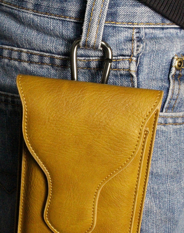 Universal Flip Leather Phone Holster Case