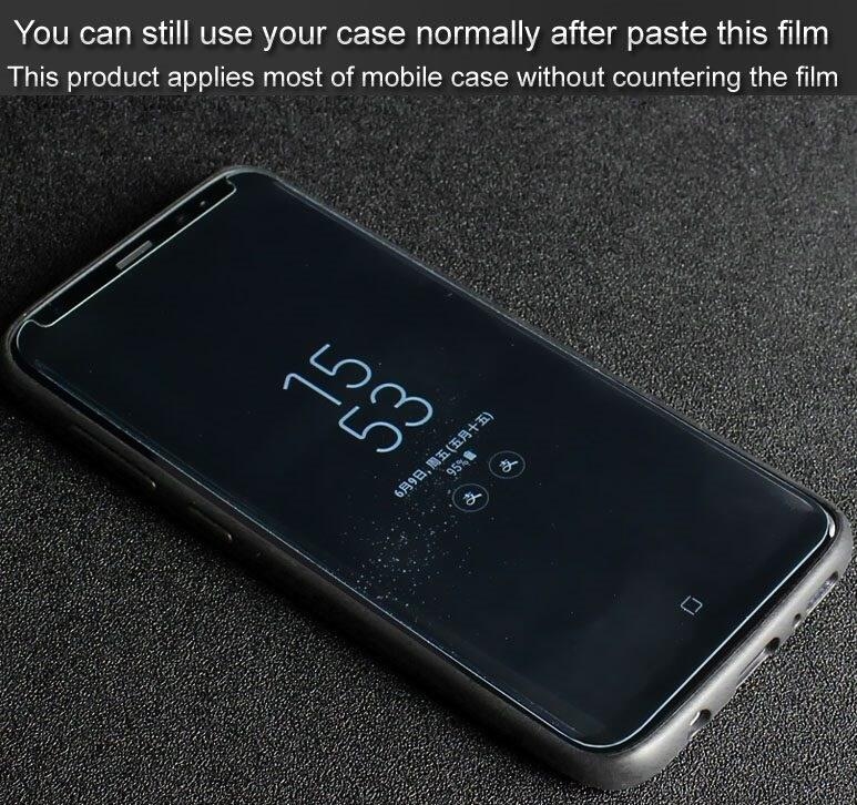 Galaxy Note 8 Friendly CURVED Tempered Glass Screen Protector