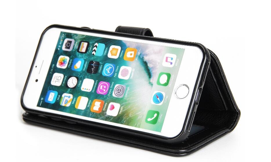 iPhone 7 Plus Detachable Leather Card Slots Wallet Case