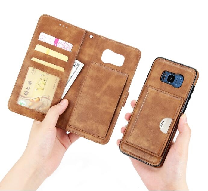 Galaxy S8 plus case Detachable Leather Card Slots Wallet Case Galaxy S8 plus case Detachable Leather Card Slots Wallet Case