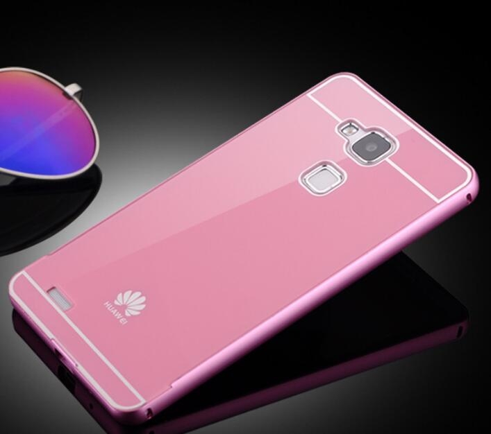 HUAWEI MATE 7 case Slim Metal bumper with mirror back cover case